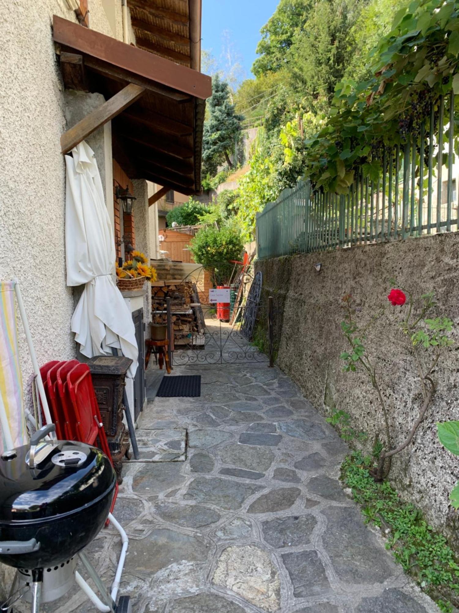 Casa Savina - Stupenda Vista Lago E Monti 皮尔斯亚 外观 照片